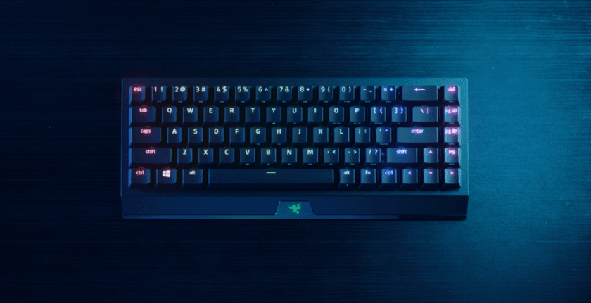 Razer HyperSpeed Wireless技術を搭載し、
低レイテンシーを実現した
Razer初となる65％サイズのワイヤレスキーボード
Razer BlackWidow V3 Mini HyperSpeedを5月28日から発売