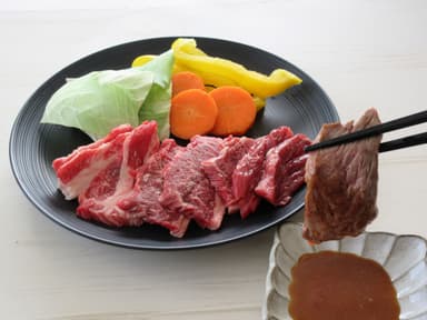 高千穂焦がしバター焼肉のたれ使用例