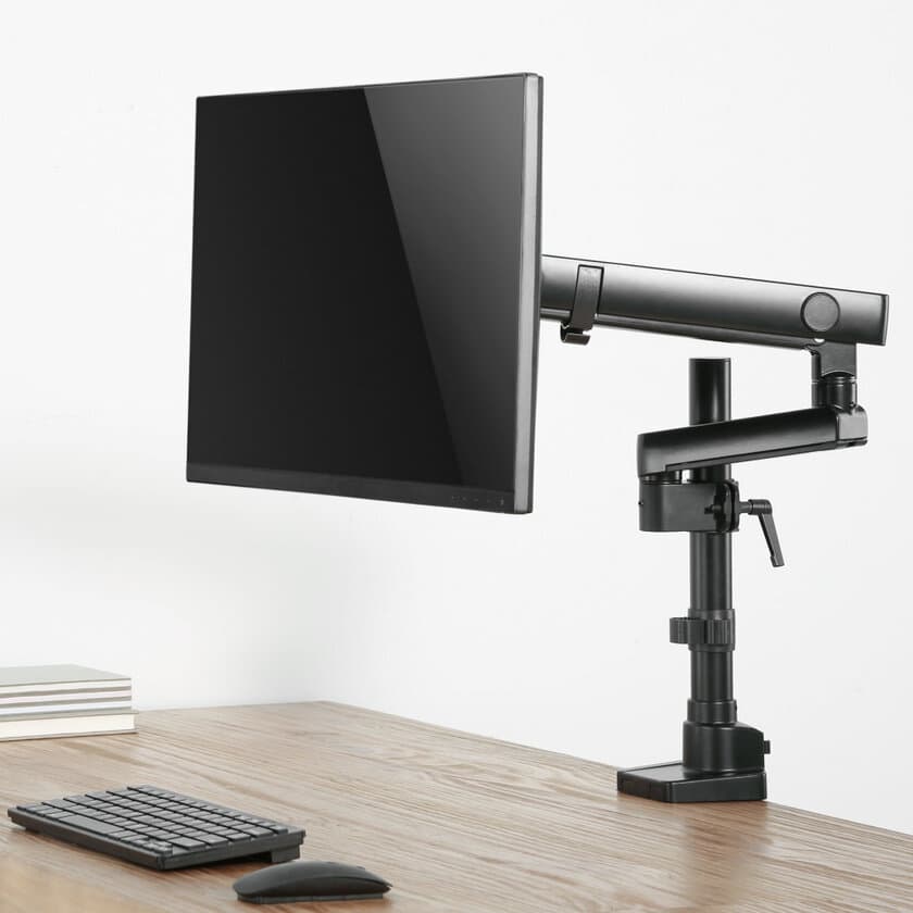 組み立てが簡単で可動がスムーズな
メカニカルスプリング式 液晶モニターアーム
「Monitor Arm Basic」シリーズ2製品を発売