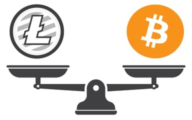 ライトコインのビットコインの比較