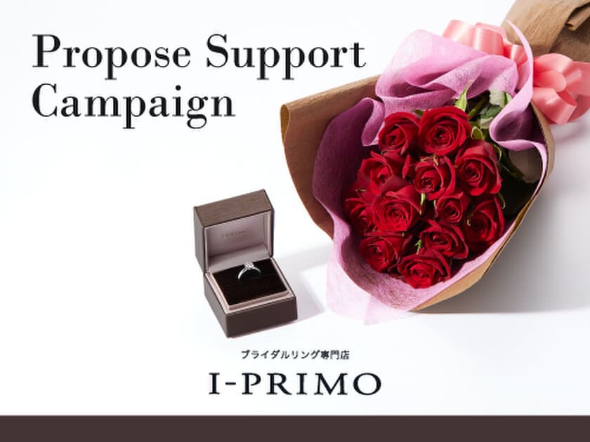 プロポーズ準備室リニューアル記念
『Propose Support Campaign』を開催
12本のバラの花束「ダズンローズ」をプレゼント