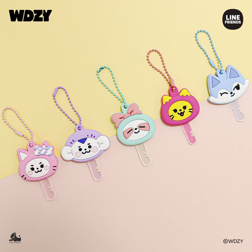 LINE FRIENDSとITZYが生んだキャラクター「WDZY」の
とってもかわいいグッズが新登場！！