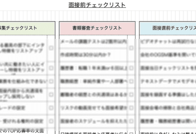 採用チェックリスト