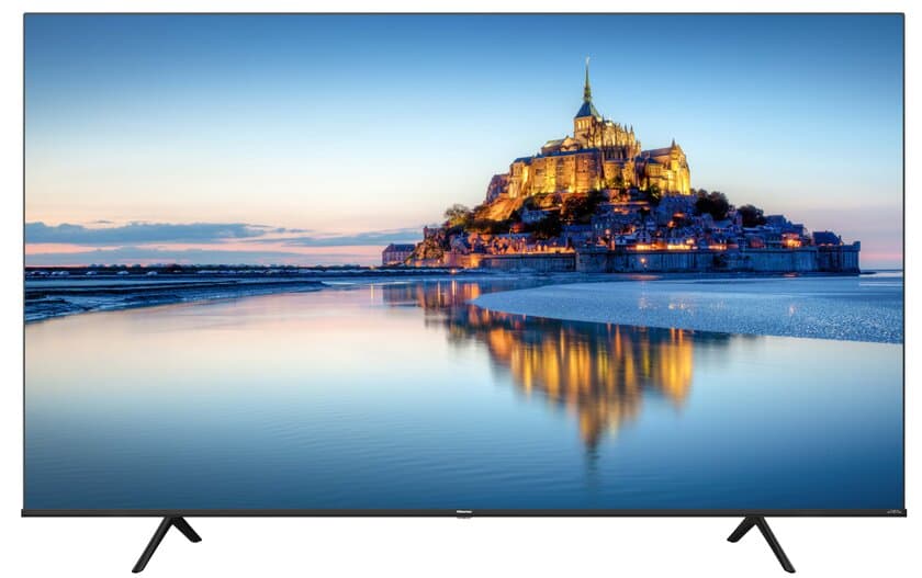 ハイセンスジャパン、
BS／CS4Kチューナー内蔵液晶テレビ「A6G」シリーズの
「75A6G」を2021年7月上旬に発売