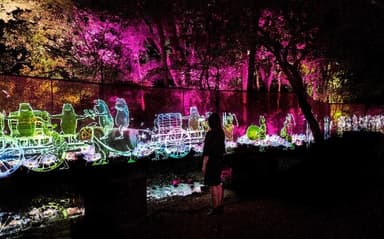 下鴨神社 糺の森の光の祭 Art by teamLab TOKIO インカラミ 2