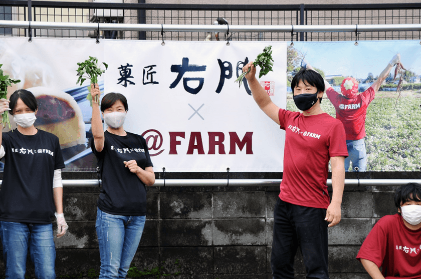 ＠FARMが『いも恋専用圃場』で川越産サツマイモを栽培　
菓匠 右門がサツマイモ栽培に参加！