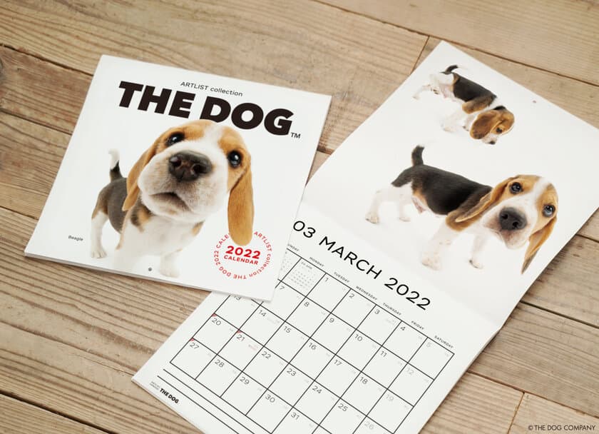 「THE DOG」2022年犬種別カレンダー予約受付開始　
売上の一部を動物愛護団体へ寄付し、
コロナ禍で急増するペット飼育放棄問題の改善に貢献