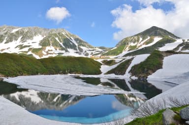 立山・室堂平を代表する美観「みくりが池」