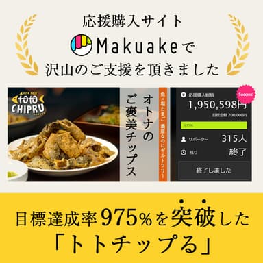 トトチップる×Makuake