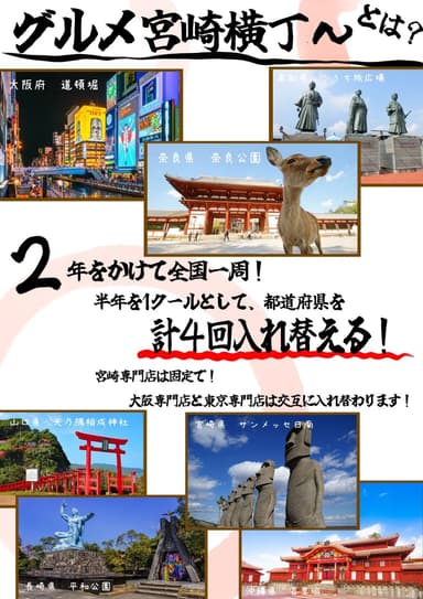 横丁風の店内でバリエ豊富なご当地料理をご提供