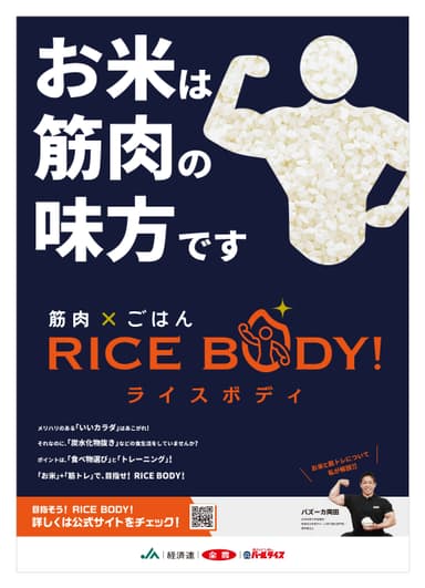 RICE BODY！ポスターデザイン