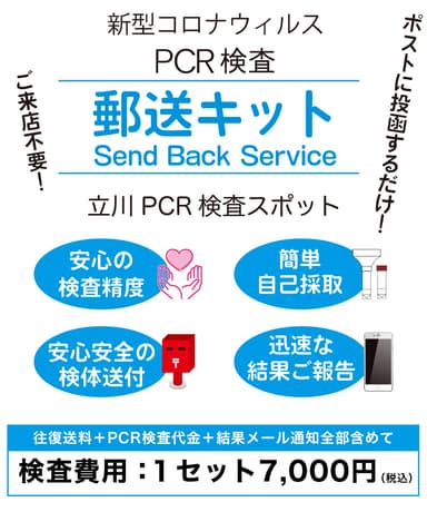 PCR郵送キット