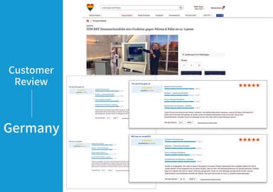 ドイツのお客様からの口コミ