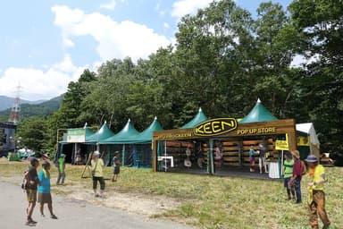 KEEN POP UP STORE at FUJI ROCK FESTIVAL