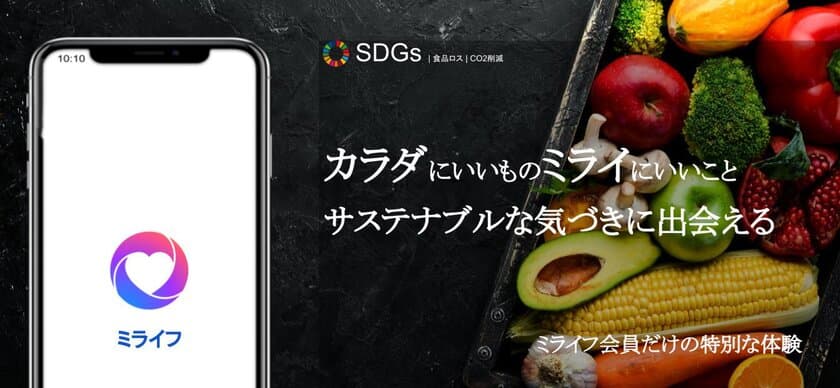 SDGs地域密着型「UCF(アップサイクルフード)」
専門プラットフォーム「ミライフ」が完成　
市場最上級「至高の料理」を全ユーザーに向けたサービスが
10月10日から開始