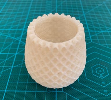 セルロース系生分解性樹脂で作成した3Dプリンター成形品