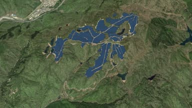 三田太陽光発電所完成イメージ図