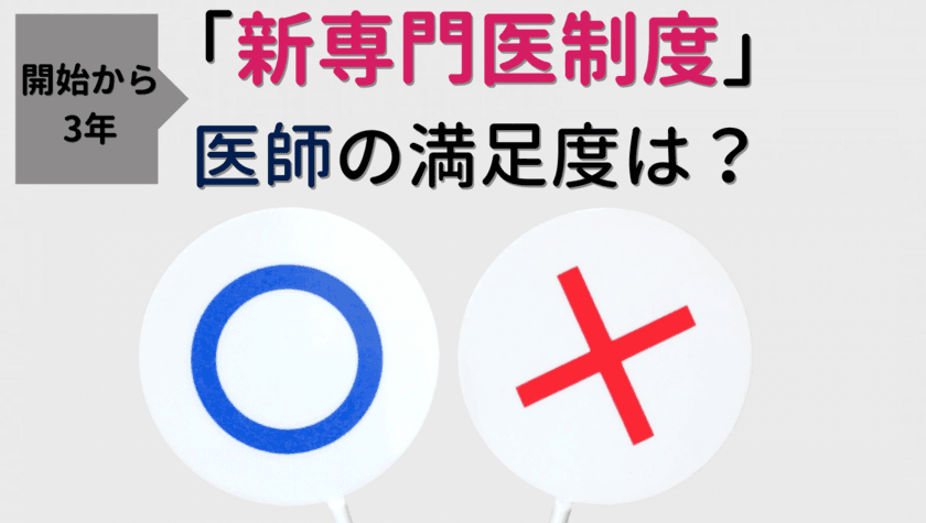 ＜医師2,176名調査＞　
「新専門医制度」に関する医師アンケート結果を公表