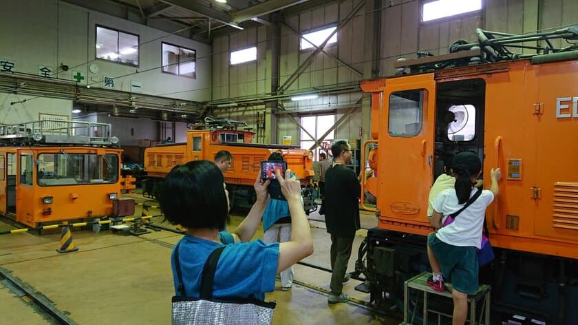 夏休みスペシャル企画「車庫見学会」を開催中！