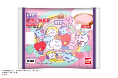 BT21いちごタルト パッケージ