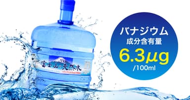 バナジウム成分含有量 6.3μg/100ml