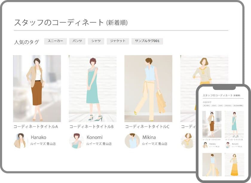 クラウド型ECプラットフォーム「メルカート」と
「STAFF START」が標準連携開始。
店舗スタッフをDX化してオンライン接客を支援