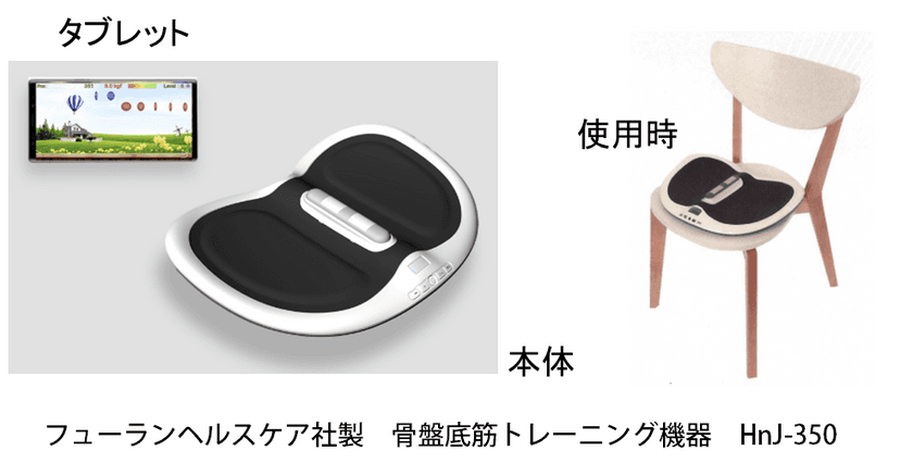 骨盤底筋トレーニング効果をアプリで見える化できる
機器の取り扱いを日本メディカルファンドが9月21日より開始