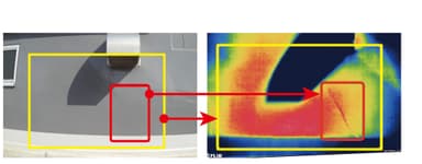 ドローンを使用した外壁赤外線調査
