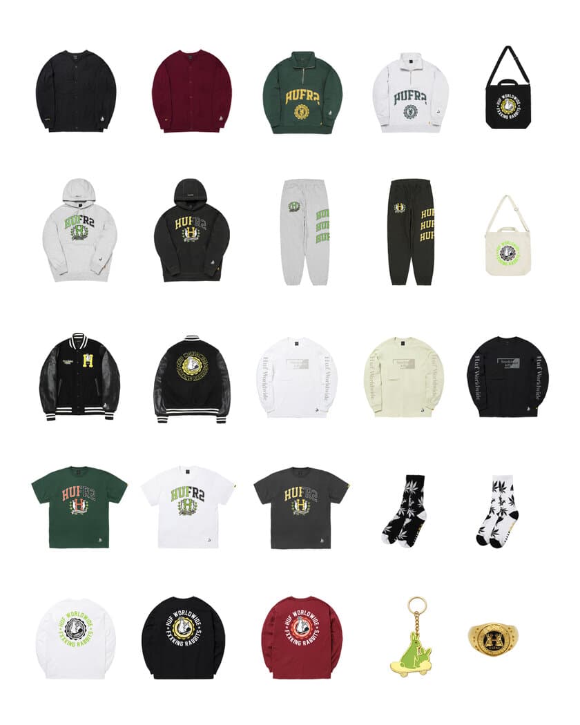 #FR2　×　HUF　
コラボレーション商品発売決定