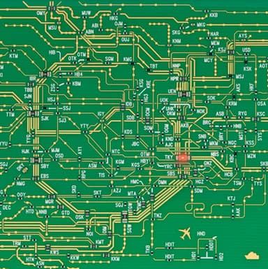 FLASH 東京回路線図 iPhone 13Pro Maxケース　ズーム　緑