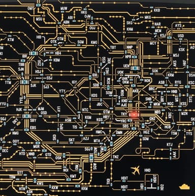 FLASH 東京回路線図 iPhone 13Pro Maxケース　黒　ズーム