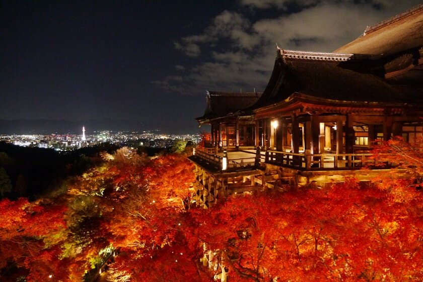 京都ブライトンホテルの宿泊プランで秋の夜長を満喫　
清水寺・京都迎賓館の夜間貸切ツアー