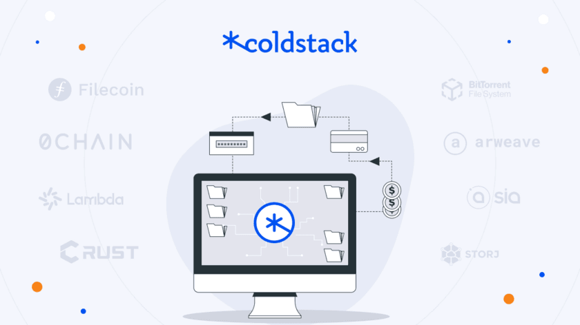 世界初の分散型ストレージネットワークアグリゲータ　
「ColdStack」がStorj、BitTorrent、0xChain、
Stratosの統合を進める