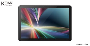 Android 11搭載　広視野角IPS　10.1型タブレット「KI-Z101E」　正面イメージ