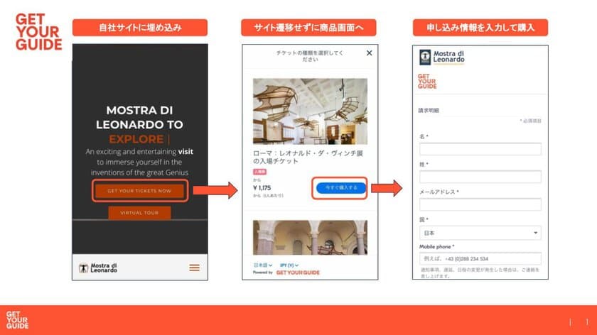 旅ナカ予約のゲットユアガイド、自社ウェブサイト向けの
無料予約システム「GYGブッキングエンジン」を発表