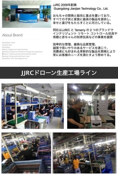 JJRC生産工場