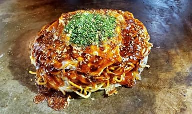 キラキラ黄金お好み焼き1