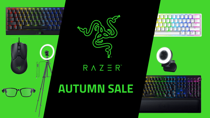 Razer オータムセールを10月31日(日)まで開催中　
無線・有線の話題のキーボードや人気マウスなどが対象