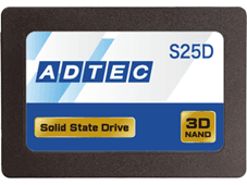 3D NAND QLC 搭載　2.5inch SATA SSD　ADC-S25D1Sシリーズ