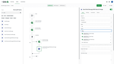 Qlik Application Automation Workflow