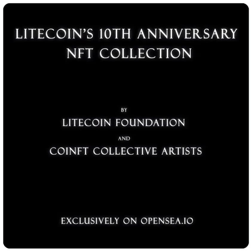 Litecoin財団がOpenSeaとNFTコラボレーション、
日本人アーティストも出品