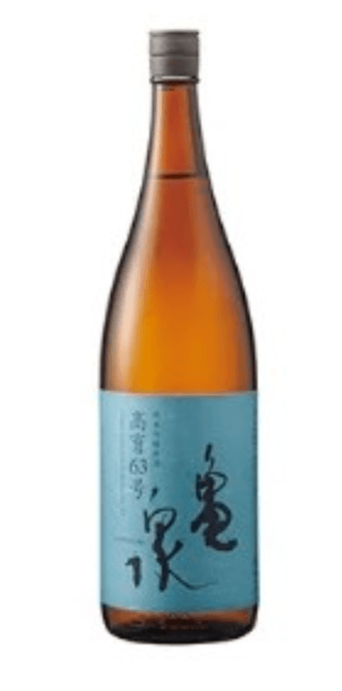 日本酒亀泉酒造純米吟醸原酒高育63号