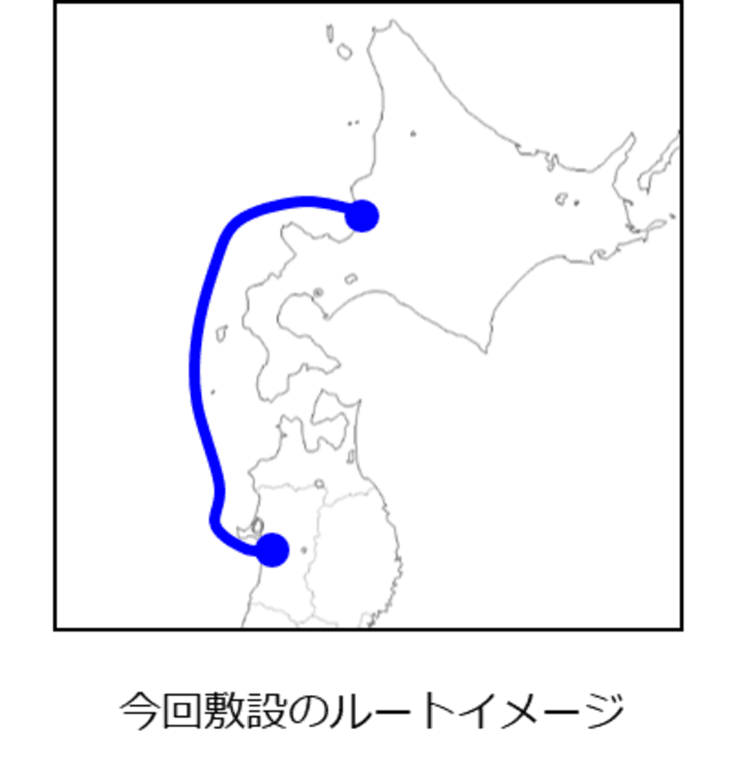 北海道と秋田県を結ぶ光海底ケーブルの共同建設協定を締結