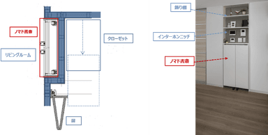 『ノマド書斎』の収納