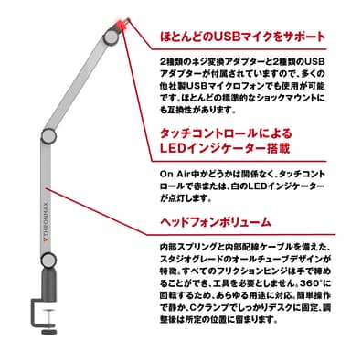 THRONMAX CASTER BOOM PRO_イメージ1