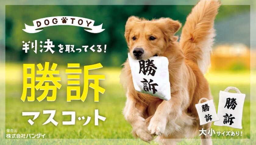 Twitterで29万いいね獲得！「判決を取ってくる犬用おもちゃ」が
待望の商品化！本日予約開始！！
～ワンちゃんがくわえて走る姿は可愛さ無限大！！～