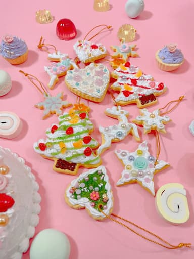 お菓子のクリスマスオーナメント