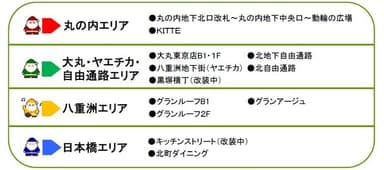 サンタ100人ビンゴエリア