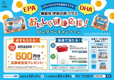 『機能性表示食品 伊勢の卵プラス』　おいしく健康応援！キャンペーン