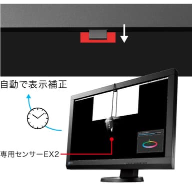 CX240/CS230の内蔵コレクションセンサー